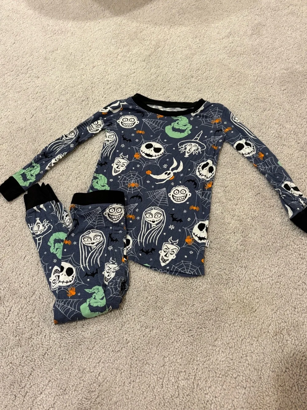 Little Sleepies Nightmare before Christmas Pajama Set 2T